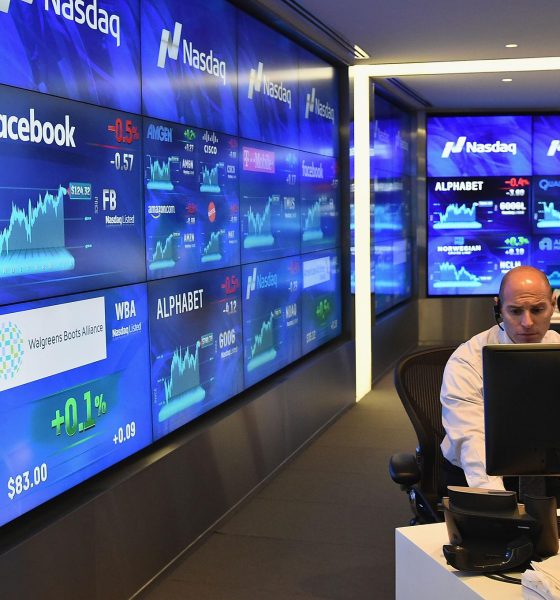 Nasdaq inflation fears AI stocks trading floor
