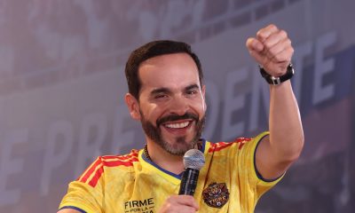 Abelardo De La Espriella presidente electo de Colombia durante escrutinios oficiales