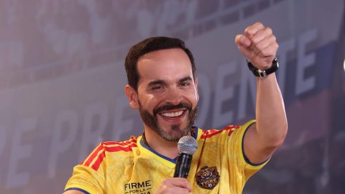 Abelardo De La Espriella presidente electo de Colombia durante escrutinios oficiales