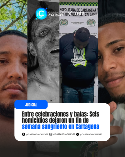 CARTAGENA BAJO FUEGO: Seis muertos en menos de 24 horas durante el puente del Día del Padre