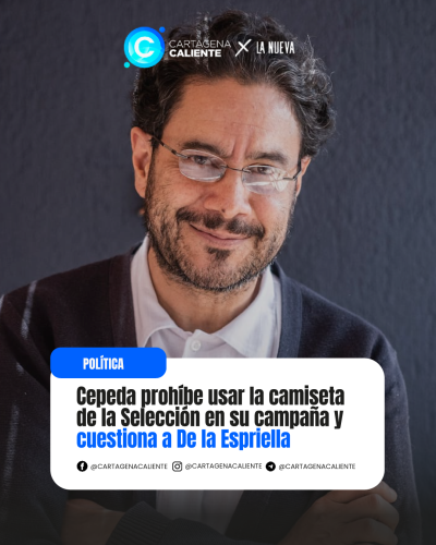 Iván Cepeda cuestiona uso de la camiseta de Colombia en elecciones