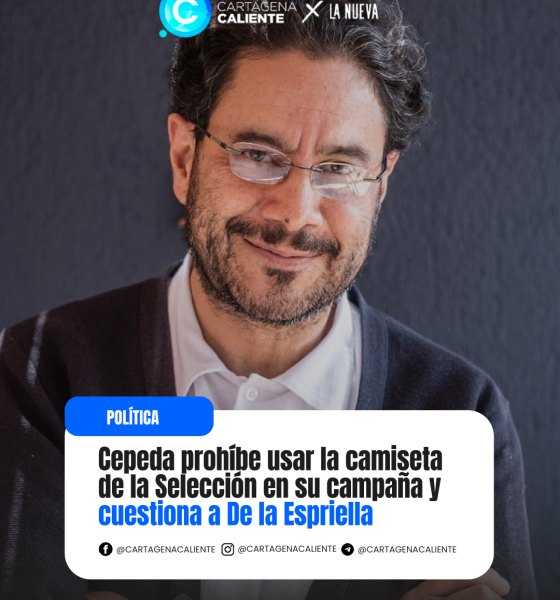 Iván Cepeda cuestiona uso de la camiseta de Colombia en elecciones