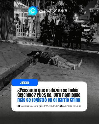 Sicariato en el barrio Chino de Cartagena durante la madrugada del lunes festivo Sicariato en el barrio Chino de Cartagena durante la madrugada del lunes festivo