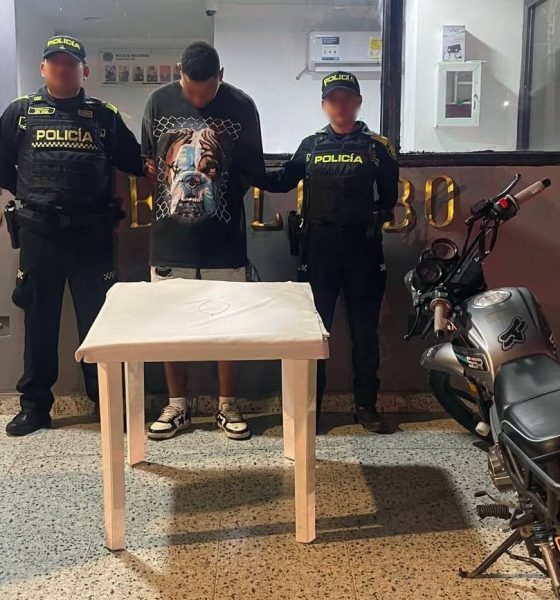 Alias 'Cholu' capturado por robo de cadena de oro en Cartagena