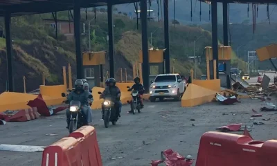 Atentado en la Vía Panamericana en Mondomo dejó daños en nuevo peaje