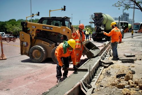 nuevo carril de Puerto Duro Cartagena